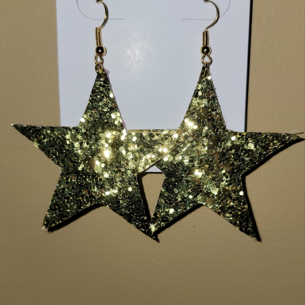 Faux Leather Earrings